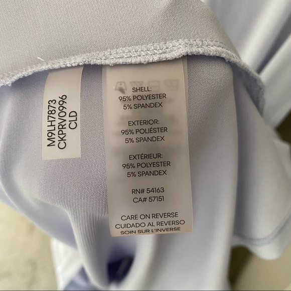 Periwinkle Calvin Klein Blouse M - Picture 6 of 6